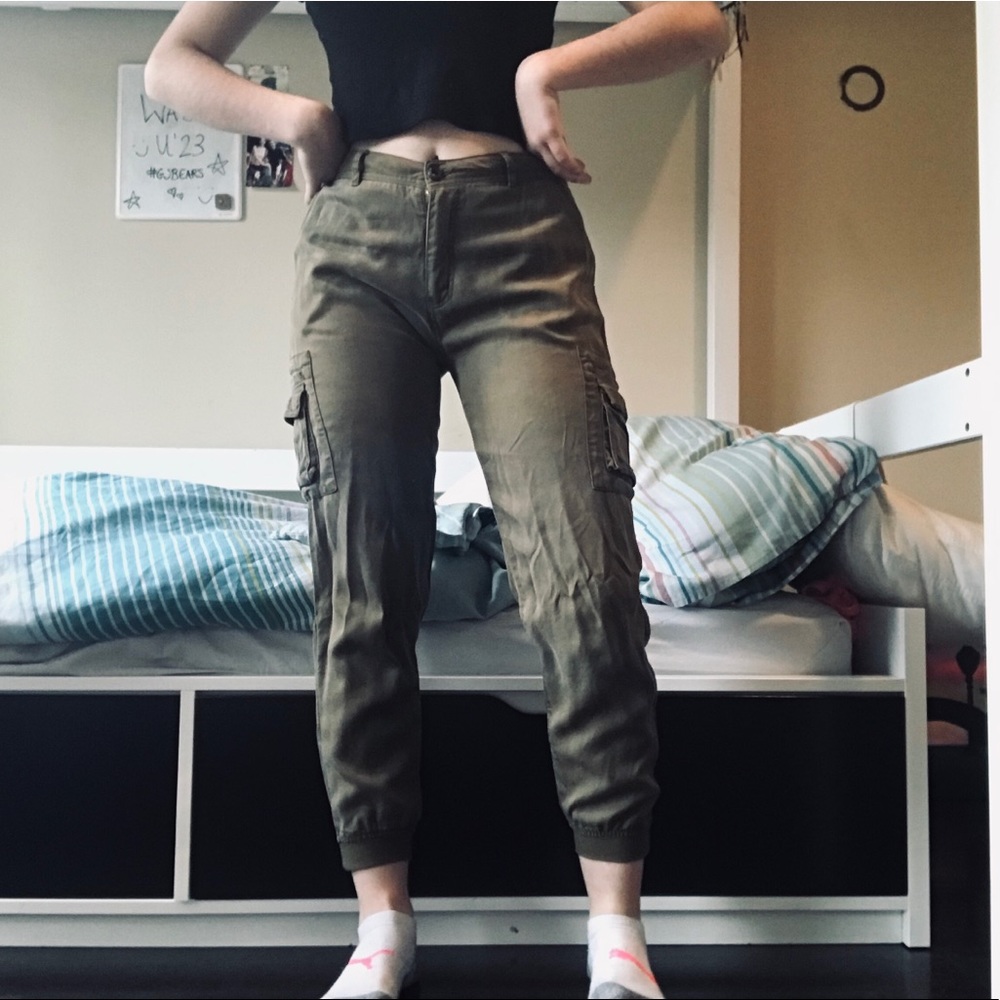 F21 Army Green Pants